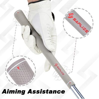 China SAPLIZE CC02 Anti-Slip Fashion Mid Size Golf Grips For Golf Clubs Iron Grips Rubber Grey/Orange/Black for sale