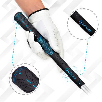 China SAPLIZE CC01 Standard Size Anti-Slip Flexible Rubber Golf Club Grips Blue for sale