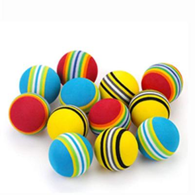 China Toy Wholesale Golf Sponge Ball EVA Foam Soft Ball Indoor Soft Outdoor Practice Ball for sale