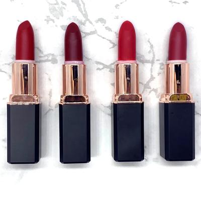 China Waterproof Wholesale Create Your Own Custom Brand Private Label Vegan Matte Lipstick &16 Colors Lipstick for sale