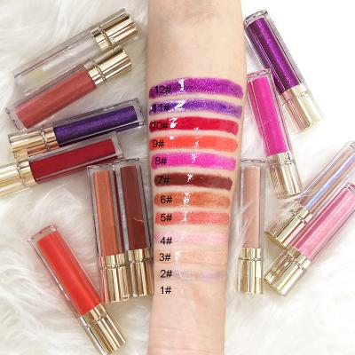 China Wholesale Custom Waterproof Lip Gloss Make Your Own Logo Lip Gloss Waterproof Lip Gloss for sale