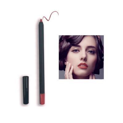 China Low moq sale makeup 23 colors waterproof hot lasting matte lipliner pencil custom your own logo vegan lipliner low moq for sale