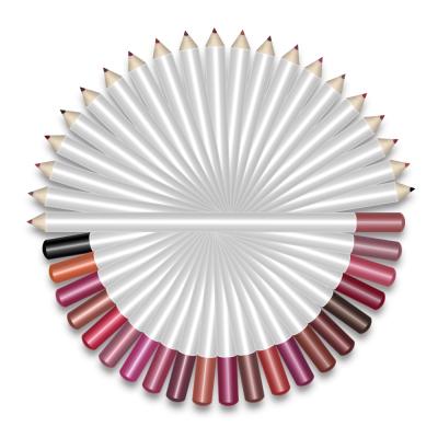 China OEM Best Selling Cosmetic Lip Liner Cruelty Lip Liner Waterproof Cosmetic Lip Liner Creamy Liner Free Private Label Pencil for sale