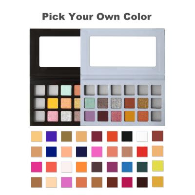 China Waterproof Wholesale Cosmetics Eye Makeup Single Eyeshadow Makeup Pressed High Pigmented Private Label Eyeshadow for sale