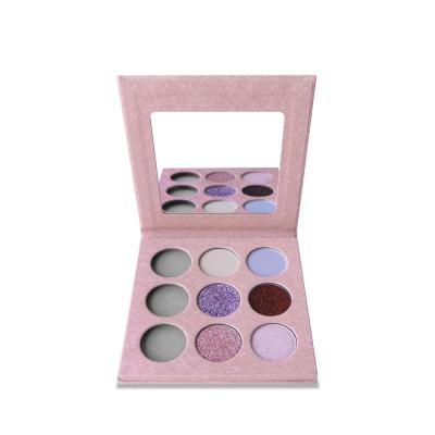 China Waterproof Professional Private Label Eye Makeup Glossy Matte Beauty Makeup 9 Colors Natural Eyeshadow Palette for sale