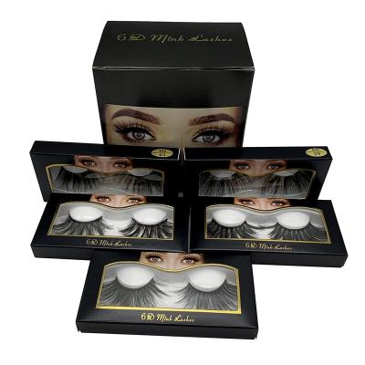 China New Style Faux Mink Eyelash Mink Eyelashes False Eyelashes 6D Effect Waterproof Wholesale Natural Lashes for sale