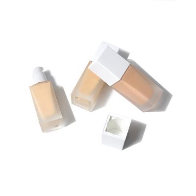 China Waterproof Custom Logo Colors Wholesale Makeup Private Label Face Primer Cream Liquid Full Coverage Foundation for sale