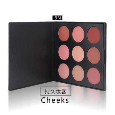 China Waterproof Private Label Natural Cream Cheek Blush Face Makeup Cheek Custom Organic 9 Colors Blush for sale