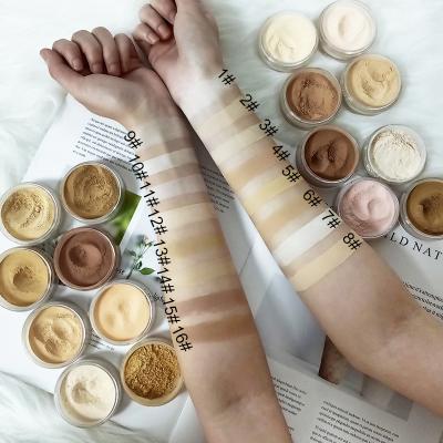 China CONCEALER 16 Colors Long Lasting Oil Control Setting Loose Powder Translucent Setting Makeup Face Powder for sale