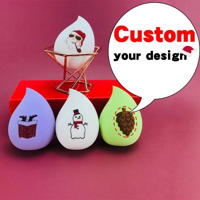 China Beauty Waterproof Egg Cosmetic Blender Customize Make Up Sponge Private Label Free Latex Makeup Sponge for sale