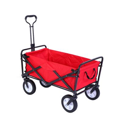 China High quality steel+Oxford beach outdoor camping large capacity cart portable foldable cart for sale