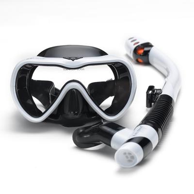 China Wholesale Snorkeling Professional Scuba Diving Swimming Set Men Women Dry Tube Diving Mask Snorkeling for sale