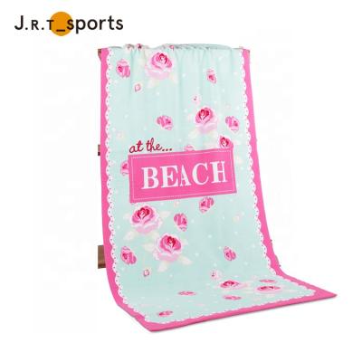 China QUICK DRY Super Thin Lightweight Blanket Custom Microfiber Beach Towel For Swimming for sale