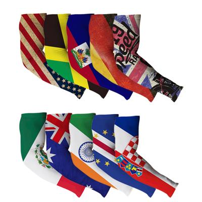 China Wholesale Breathable Outdoor Motor Sports Cool Silk Hand Arm Sleeves Tatoo Running UV Ice Protection Suns for sale