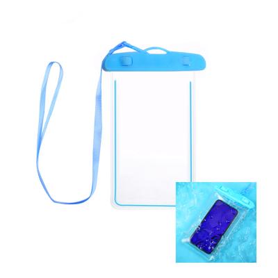 China Custom Outdoor Waterproof Portable Touch Screen Mobile Phone Travel Waterproof Bag for sale