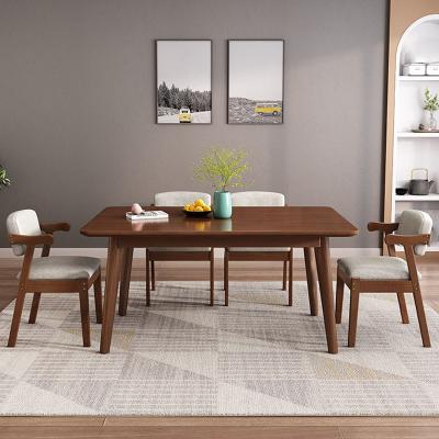 China (Size)Adjustable Modern Wooden Rectangle Table Optional Dining Table CB Wood for sale