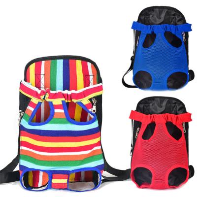 China Low MOQ Fashionable Portable Dog Pet Travel Bag Backpack Lightweight Dog Carrier Bag To Increase Camping Pet Cat Dog for sale