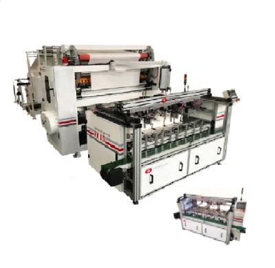 China Automatic Toilet Paper Folding Machine Clear Embossing Pattern Cloth Making Machine for sale