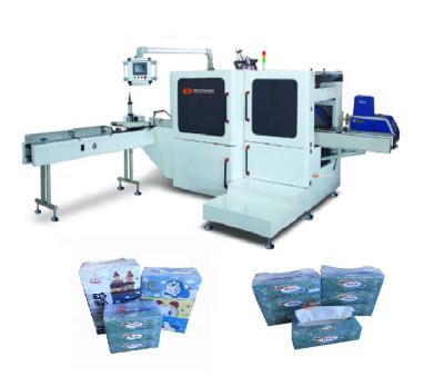 China Factory CND-150A Automatic Soft Facial Napkin Sealing Machine / Cotton Tissue Box Tissue Paper Making Machine for sale