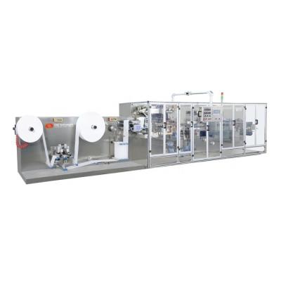 China Factory CND-SP350H Full Automatic High Speed ​​One Piece Cloth Machine Islak rulo mendil wet makinesi for sale