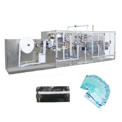 China Automatic Hand Touch Screen Factory Color Cloth Towel Tissue Paper Packing Machine Facial Tissue Wet Wrapping Machine for sale