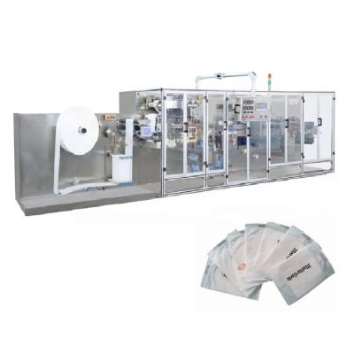 China Factory CND-SP250H Full Automatic One Piece High Speed ​​Wet Cloth Wet Cloth Wet Cloth Making Machine for sale