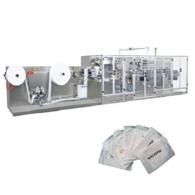 China Factory CND-SP350H Full Automatic High Speed ​​Wet Cloth Machine One Piece Wet Towels Machinery for sale