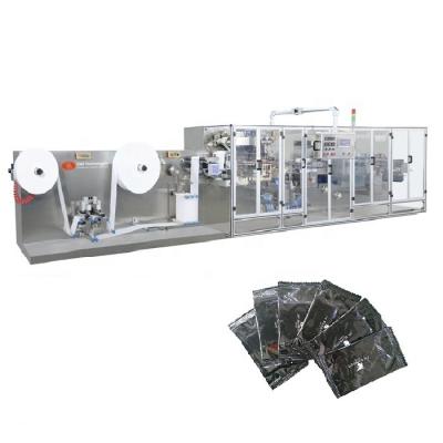 China Factory CND-SP350H Fully Automatic High Speed ​​One Piece Wet Cloth Machine for sale