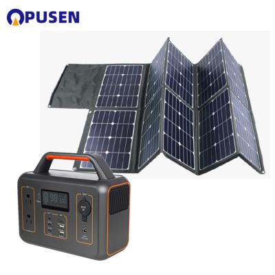 China PUSEN 300W 300W power station solar panel solar panel portable camping foldable foldable cell for sale