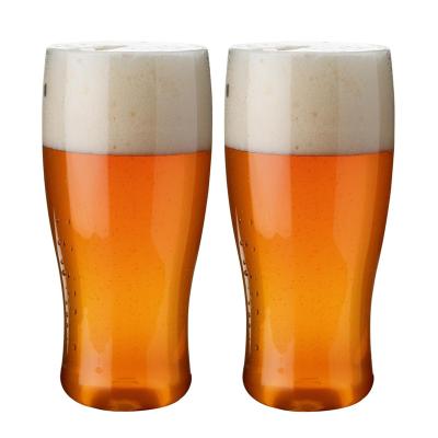 China Europe BPA Free Reusable Unbreakable Pint Plastic Beer Glass Set for sale