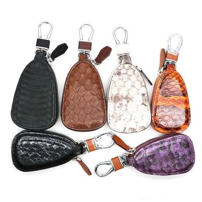 China Fashion wholesale men's jewelry design simple practical colorful genuine python leather main bag for sale