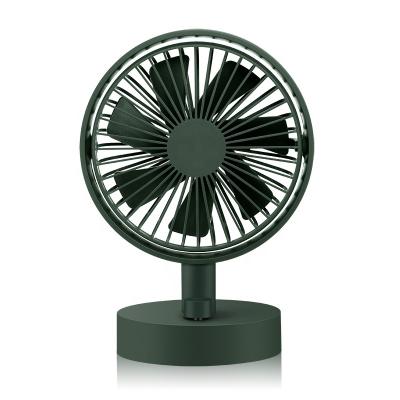 China Hot Selling 2022 Hotel 2022 Mini USB 4000Ah Rechargeable Standing Fan Bldc Portable Rechargeable Fan Desktop for sale