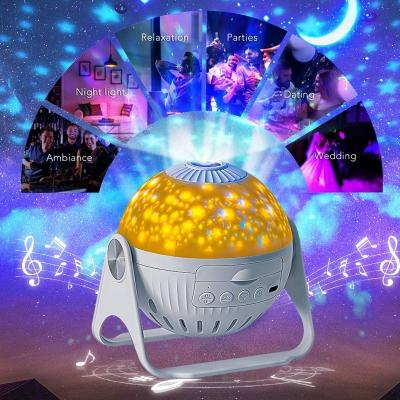 China Amazon New-designed hot sale high quality adjustable focal length night lights starry laser projector lamp projection light for gift for sale