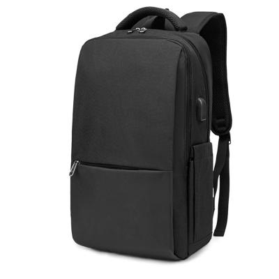 China With Waterproof USB Mochila Black Polyester Bag Men's Business Travel Notebook Antirrobo Anti Theft Backpack for sale