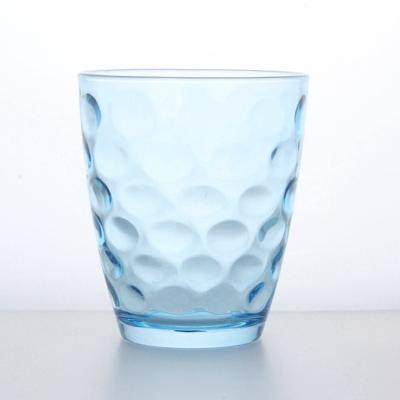 China New Old Fashioned Classic / Postmodern Glass Beverage Cup Colored Drinking Glasses for sale