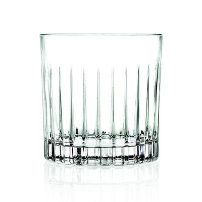 China Whiskey Cup Vertical Bar Design Glass Whiskey Toggles Glass Tumblers for sale