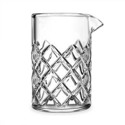 China Eco-friendly wholesale cocktail glass barware juice mixing glass for sale