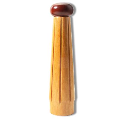 China Fashion Sustainable Design Kitchen Beech Wood Salt and Pepper Mill Spice Wooden Pepper Grinder for sale