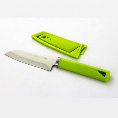 China Morden Sustainable Family Necessary Traveling Knife With Cover Stainless Steel Kitchen Knife for sale