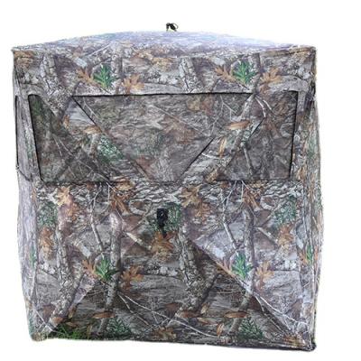 China Quick Freeze Tall Brickhouse Hunting Blinds In XX Hub Style Pop Up Hunting Camouflage Tent for sale