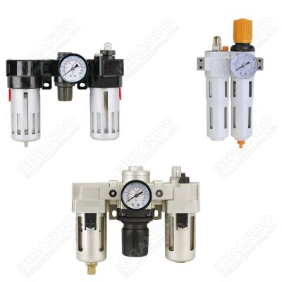 China Factory Air Source Treatment Filter Regulator Lubricator Air Preparation FRL Units 1/8