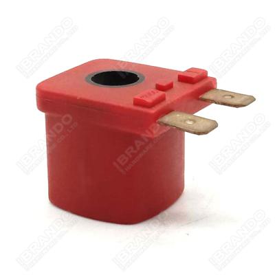 China LPG Gasoline Valve Kit Red Solenoid Coil 13W 12V DC DC12V 12VDC LPG GPL CNG CNG Multivalve 12 Volt DC 12 Volt 12 Volt Car LPG for sale