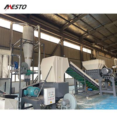 China PP/PE/PVC/PET/ABS plastic bottle flake washing recycling drying machine production line for sale