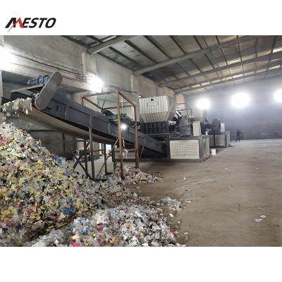 Cina Custom Refuse Derived Fuels Four Shaft Industrial Plastic RDF Shredder And MSW Shredding Machine in vendita