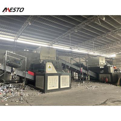 China Solid waste recovered fuel processing production line refuse derived fuel recycling machine Te koop