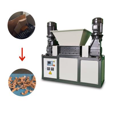 China Double Shaft Shredder Plastic Bottle Metal Computer Disc Shredder For Recycling for sale