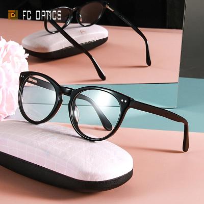 China Wholesale Custom Vintage Optical Spectacle Acetate Optical Glasses Frames High Quality Acetate for sale