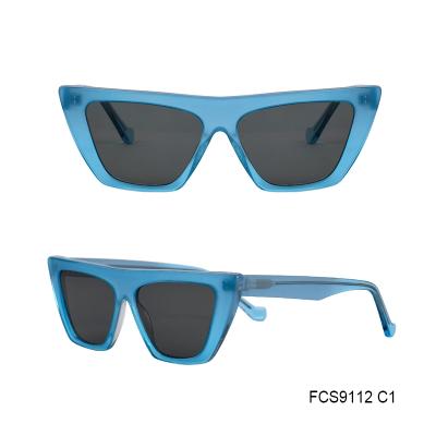 China Sunglasses 2021 new design sun glass glasses the latest fashion UV400 acetate sunglasses for sale