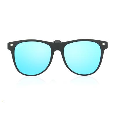 China Fashion Sunglasses Eisihelcy Factory Direct Sales Hot Sales Polarized Vintage Clip China Shape Sunglasses Fashion Shape Polarized Lens 2pc Unisex for sale