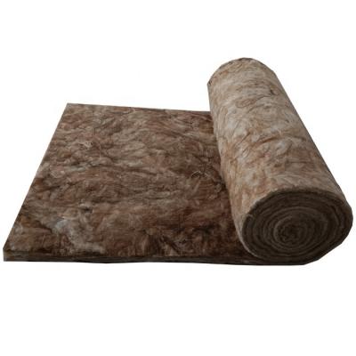 China Ark-G2 Modern Renewable Insulation Non-Combustible High Efficiency Building HVAC Recycled Blanket Mat Glass Wool Glass Rolls for sale